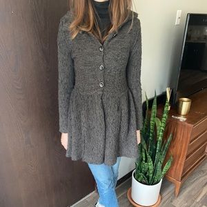Free People sweater coat